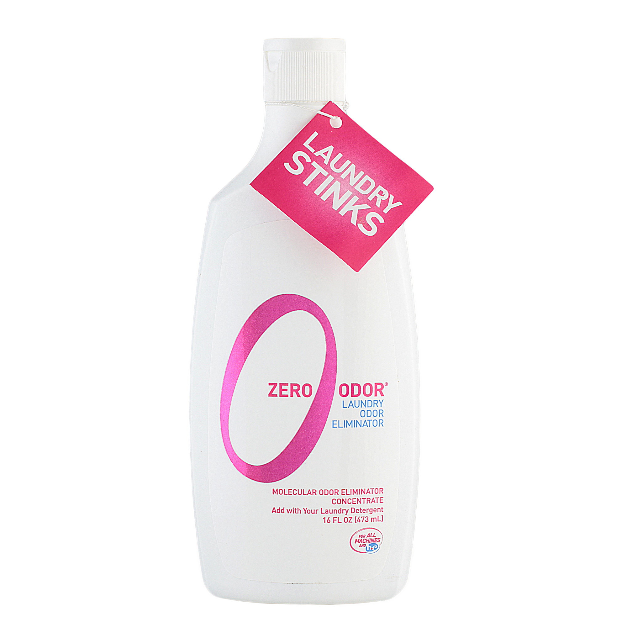 Zero Odor Laundry Odor Eliminator Concentrate, 16-ounce