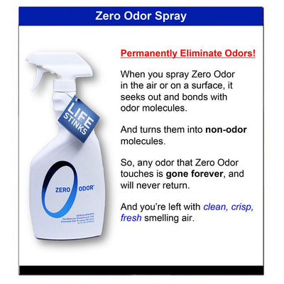 Zero Odor Multi-Purpose Household Odor Eliminator, Trigger Spray, 16 ounces