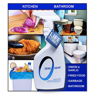 Zero Odor Multi-Purpose Household Odor Eliminator, Trigger Spray, 16 ounces