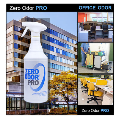 Zero Odor Pro Multi-Purpose Commercial Odor Eliminator, Trigger Spray, 32-Ounce
