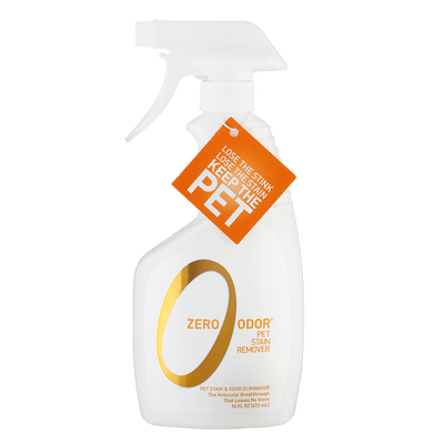 Zero Odor Pet Stain Remover and Molecular Odor Eliminator, 16-ounces